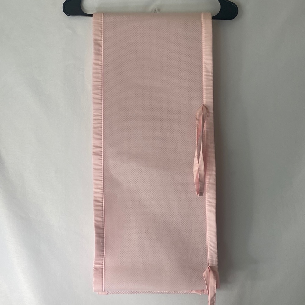 Pink Hanging Organizer for Kids with Satin Trim